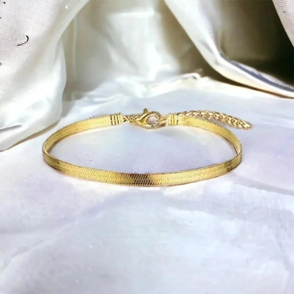 Elegant Gold Anklet Bracelet - Picture 1 of 4